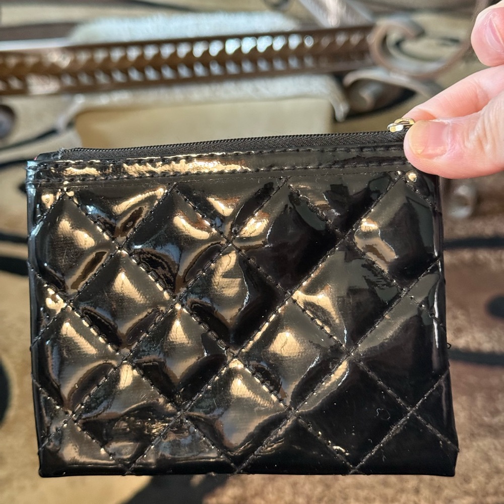 Coach Black Quilted Mini Bag